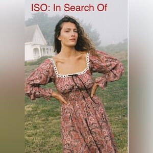 ISO: (FOUND) Christy Dawn Adelia Paisley Dress